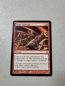 MTG Flame Fusillade, English Ravnica: City of Guilds LP Free Shipping - Image 1