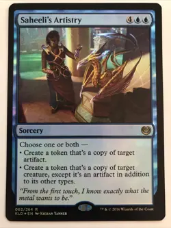 MTG Kaladesh Saheeli's Artistry Foil 062/264 NM Rare - Image 1