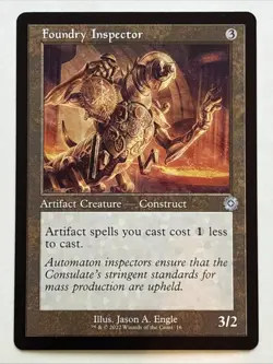 MTG The Brothers' War: Retro Frame Artifacts Foundry Inspector NM - Image 1