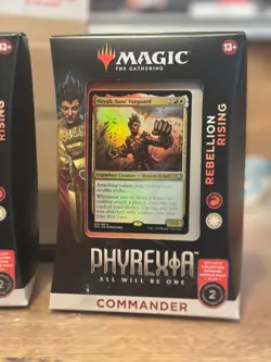 MTG Magic the Gathering Phyrexia One Commander Deck Rebellion Rising NEW Sealed - Image 1