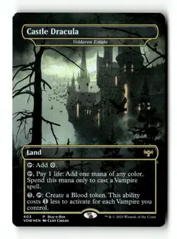 MTG | Castle Dracula | Buy-a-box | Foil | Moderately Played | English - Image 1