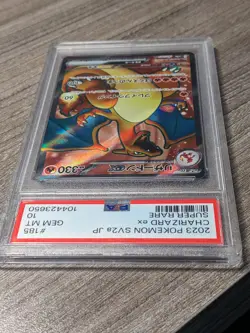 PSA 10 - Charizard ex SR Super Rare 185/165 Japanese sv2a Pokemon Card Game 151 - Image 4
