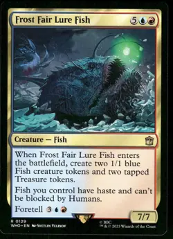 4x Frost Fair Lure Fish - Universes Beyond: Doctor Who - NM - MTG - Image 1