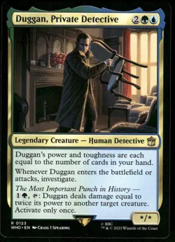 4x Duggan, Private Detective - Universes Beyond: Doctor Who - NM - MTG - Image 1