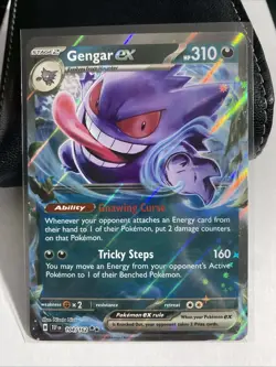 Pokemon TCG Gengar EX Double Rare Temporal Forces 104/162 NM/M Condition - Image 1