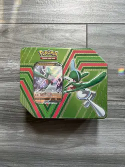 NEW UNOPENED Pokemon TCG Sword & Shield Gallade V Hidden Potential Tin - Image 1