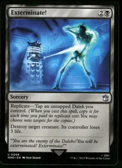 4x Exterminate! - Universes Beyond: Doctor Who - NM - MTG - Image 1