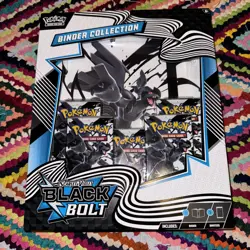Pokemon TCG: Scarlet & Violet-Black Bolt Binder Collection Brand New Sealed - Image 1