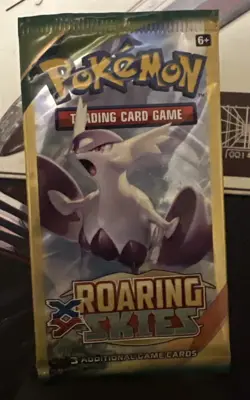 XY Roaring Skies Mini Booster Pack (1 Pack - 3 Cards) Pokemon TCG - Image 1