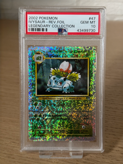 PSA 10 Ivysaur Reverse Legendary Collection Pokemon #47 Mint Rare 2002 - Image 1