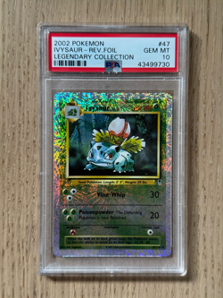 PSA 10 Ivysaur Reverse Legendary Collection Pokemon #47 Mint Rare 2002 - Image 3