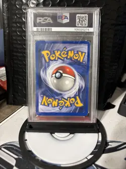 1999 Pokemon Game Machamp Holo 1st Edition #8/102 PSA 5 - Image 2