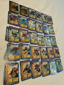 RARE SUPERB lot of DIGIMON cards (+250) from 1999-2000 Excellent Pokemon - Image 1