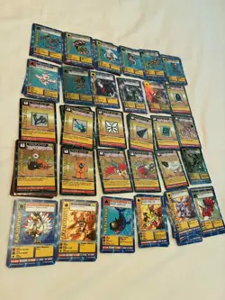 RARE SUPERB lot of DIGIMON cards (+250) from 1999-2000 Excellent Pokemon - Image 2