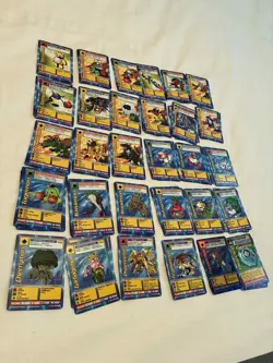 RARE SUPERB lot of DIGIMON cards (+250) from 1999-2000 Excellent Pokemon - Image 3