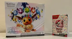 Pokemon Scarlet & Violet Prismatic Evolutions ETB & 151 Booster Bundle 2 SEALED - Image 1