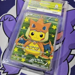 Pokemon TCG Mega Charizard Y Poncho Pikachu 208/XY-P JPN Exclusive ACE 8 POP 1 - Image 3