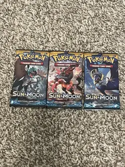 Pokemon - Sun & Moon - 3 Booster Packs - Image 1