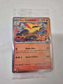 Destined Rivals Staff Promo Pack SEALED Typhlosion, All Promos Pokemon STAFF - Image 1