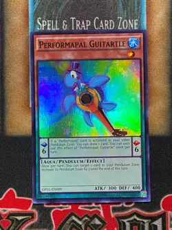 Yugioh Performapal Guitartle OP01-EN009 Super Rare NM - Image 1