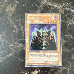 Yu-Gi-Oh TCG Lord Of D. BPT-004 Limited Edition Secret Rare Card LP - Image 1