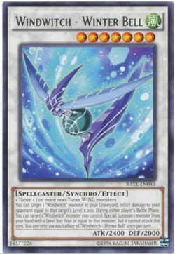 Yu-Gi-Oh! - Windwitch - Winter Bell - RATE-EN043 - Rare - Unlimited Ed-NM/M-NEW - Image 1