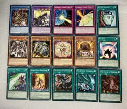 Yu-Gi-Oh Card Lot Of 15 - 1996 1st First Edition KAZUKI TAKAHASHI (LP/HP) - Image 1
