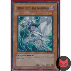Yugioh Destiny HERO - Disk Commander WC07-EN003 Super Rare NM - Image 1