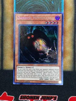 Yugioh Danger! Mothman MP19-EN219 Secret Rare 1st Ed NM - Image 1