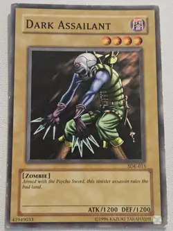 Dark Assailant SDK-015 Yu-Gi-Oh! Light Play Unlimited - Image 1