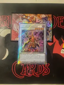 Yu-Gi-Oh TCG RA04-EN250 "Legendary Six Samurai - Shi En" Platinum SECRET RARE NM - Image 1