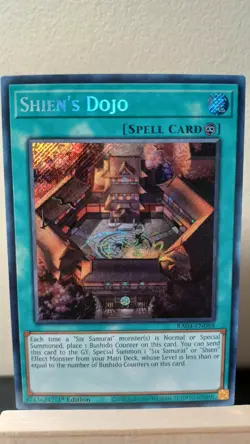 Shien's Dojo 1st Edition [NM] - Yu-Gi-Oh! RA04 [Secret Rare] - Image 1