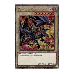 Yu-Gi-Oh! Red-Eyes Black Dragon (8th Art) (Platinum Secret Rare) - Quarter Centu - Image 1
