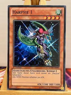 Harpyie 1 LCJW-DE090 Super Rare Deutsch NM YUGIOH - Image 1
