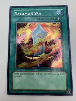 Vintage Yu-Gi-Oh! Salamandra (DDS-006, Prismatic Secret Rare) DDS Mod Play - Image 1