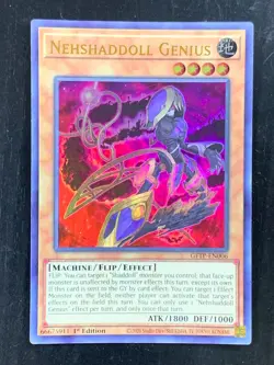 Nehshaddoll Genius GFTP-EN006 1st Ed Ultra Rare Yu-Gi-Oh! Konami - Image 1