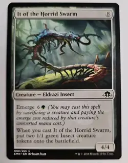 MTG Magic The Gathering Card It of the Horrid Swarm Creature Eldrazi Insect EMN - Image 1