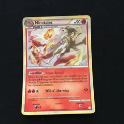 Ninetales 7/123 Pokemon Card (Holo) Moderately Played - Image 1