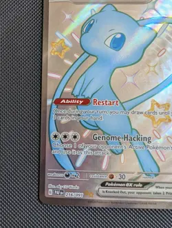 Mew ex - 216/091 - Pokemon Paldean Fates Shiny Full Art Ultra Rare TCG Card - Image 3