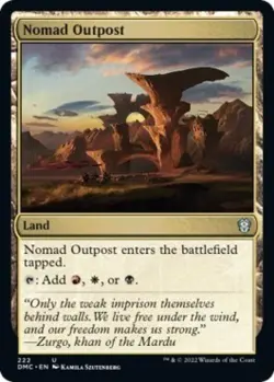 Nomad Outpost - Light Play MTG Commander: Dominaria United - Image 1