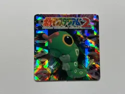 Pokemon Caterpie Mini Card Stadium 2 GB Pocket Prism Holo vintage Near Mint - Image 1