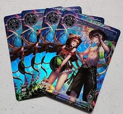Force Of Will Card Game An Encounter With Cthulhu Set Of 4 Cards Full Art Foil. - Image 1