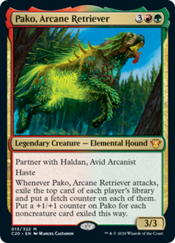 Pako, Arcane Retriever FOIL Commander 2020: Ikoria PLD Mythic Rare CARD ABUGames - Image 1