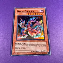 Brain Crusher GX03-EN001 Unlimited Super Rare Yugioh Trading Card TCG - Image 2
