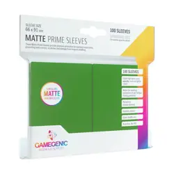 GameGenic Card Protection Matte Sleeves - Green (10 Packs of 100) New - Image 1