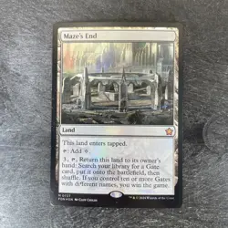 MTG ** FOIL ** Maze's End - Foundations - Image 1