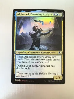 Alpharael, Dreaming Acolyte - 212 - MTG: Edge of Eternities - Uncommon - FOIL - Image 1