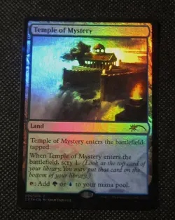 MTG FOIL TEMPLE OF MYSTERY Land 2015 Clash Pack - Image 1