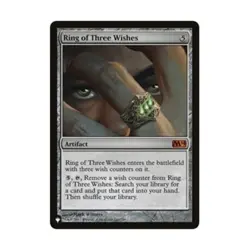 WOTC MtG The List Ring of Three Wishes (MR) NM - Image 1