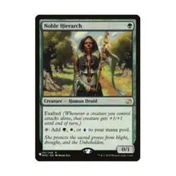 WOTC MtG The List Noble Hierarch (R) NM - Image 1